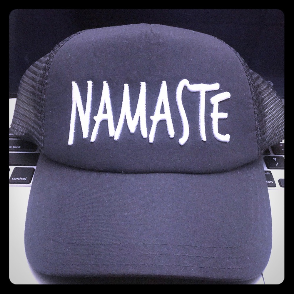NAMASTE yoga mesh cap